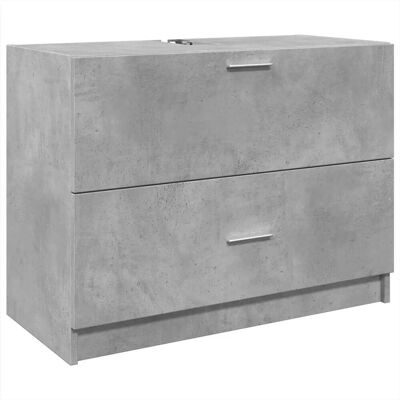 HELLOSHOP26 Mobiletto Lavabo Da Bagno Dal Design Moderno 78 X 37 X 59 Cm Ampio Spazio Contenitivo Legno Grigio Cemento 020049538 HELLOSHOP26 Mobiletto Lavabo Da Bagno Dal Design Moderno 78 X 37 X 59 Cm Ampio Spazio Contenitivo Legno Grigio Cemento 020049538