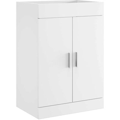VIDAXL Mobiletto Da Bagno Sotto Lavabo Bianco 56 X 37,5 X 81 Cm VIDAXL Mobiletto Da Bagno Sotto Lavabo Bianco 56 X 37,5 X 81 Cm