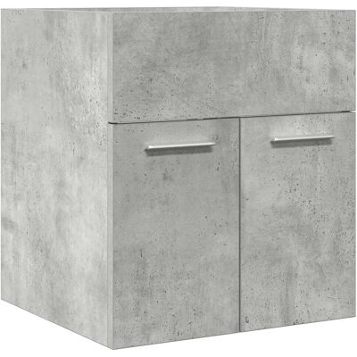HELLOSHOP26 Mobiletto A Parete Per Lavabo Da Bagno Pratico Contenitore 41 X 38 X 46 Cm Legno Composito Grigio Cemento 020050790 HELLOSHOP26 Mobiletto A Parete Per Lavabo Da Bagno Pratico Contenitore 41 X 38 X 46 Cm Legno Composito Grigio Cemento 020050790