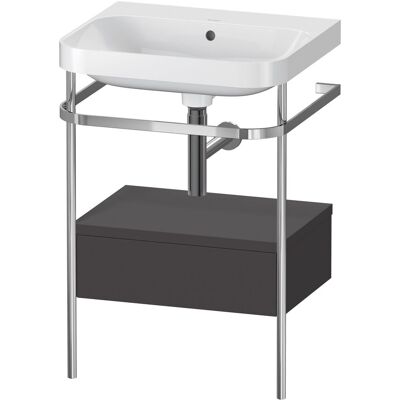 Set Mobile da Bagno Duravit con Cassetto - Grigio Supermatt Set Mobile da Bagno Duravit con Cassetto - Grigio Supermatt