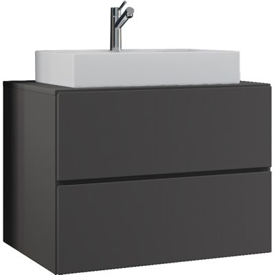 EBUY24 Vcm 2 Pz Lavabo Lavabo Lavabo Larghezza Armadio Inferiore 80 Cm Mobili Bagno Con Cassetti Lendas (antracite) EBUY24 Vcm 2 Pz Lavabo Lavabo Lavabo Larghezza Armadio Inferiore 80 Cm Mobili Bagno Con Cassetti Lendas (antracite)