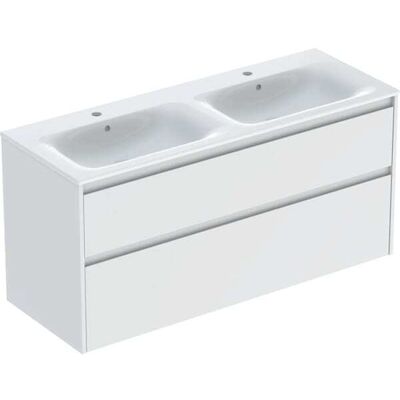 Geberit Renova Plan Ensemble Lavabo Double Meuble Bord Étroit, Geberit Renova Plan Ensemble Lavabo Double Meuble Bord Étroit,