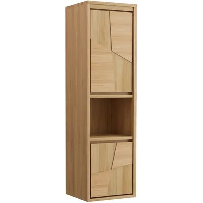 Unique Colonna Da Bagno Sospesa In Teak H140 Cm - Sumbawa Unique Colonna Da Bagno Sospesa In Teak H140 Cm - Sumbawa