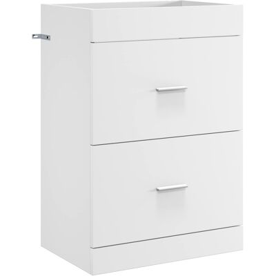 VIDAXL Mobiletto Da Bagno Sotto Lavabo Bianco 56 X 37,5 X 81 Cm VIDAXL Mobiletto Da Bagno Sotto Lavabo Bianco 56 X 37,5 X 81 Cm