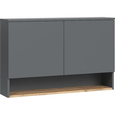 Vicco Mobile Bagno Viktor, Antracite/rovere Dorato, 93.6 X 60 Cm A 2 Ante, Vicco Mobile Bagno Viktor, Antracite/rovere Dorato, 93.6 X 60 Cm A 2 Ante,