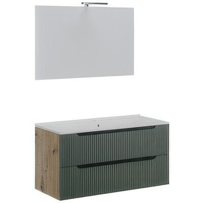 MARCA Mobile Bagno Comfort 2c Cannet 100 Rov/verde Sal MARCA Mobile Bagno Comfort 2c Cannet 100 Rov/verde Sal
