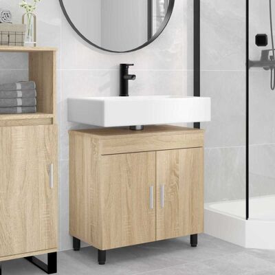 VIDAXL Mobiletto Da Bagno Rovere Sonoma 60 X 35 X 60 Cm VIDAXL Mobiletto Da Bagno Rovere Sonoma 60 X 35 X 60 Cm