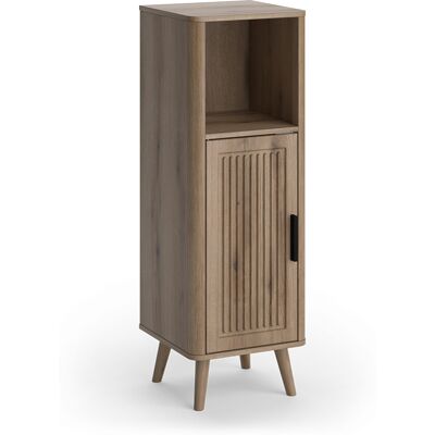 Vicco Mobiletto Bagno Skara, Rovere, 30 X 90 Cm, Vicco Mobiletto Bagno Skara, Rovere, 30 X 90 Cm,