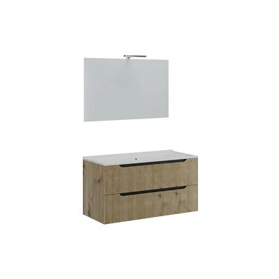 MARCA Mobile Bagno Comfort 2c Cannet 100 Rovere Oro MARCA Mobile Bagno Comfort 2c Cannet 100 Rovere Oro