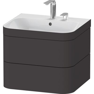 Set Arredo Bagno Duravit - Graphit Supermatt - HP4635E8080 Set Arredo Bagno Duravit - Graphit Supermatt - HP4635E8080