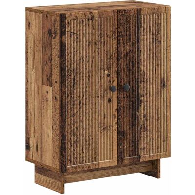 VIDAXL Mobiletto Da Bagno Ede Legno Antico 59,5 X 31 X 80 Cm VIDAXL Mobiletto Da Bagno Ede Legno Antico 59,5 X 31 X 80 Cm
