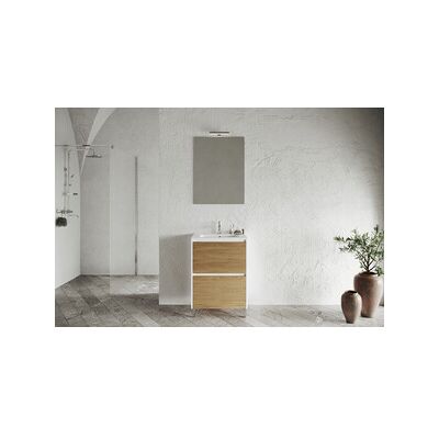MARCA Mobile Bagno Lisbona 2c 60 Bianco L./rov.naturale MARCA Mobile Bagno Lisbona 2c 60 Bianco L./rov.naturale