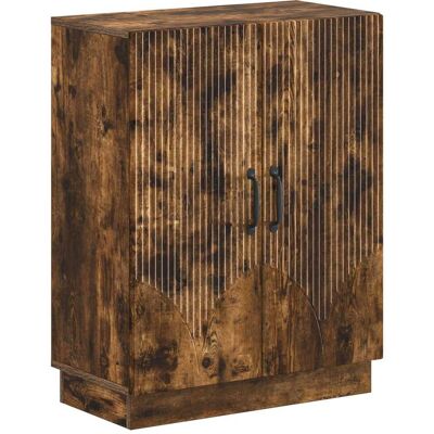 VIDAXL Mobiletto Da Bagno Hoorn Rovere Fumo 59,5 X 31 X 77 Cm VIDAXL Mobiletto Da Bagno Hoorn Rovere Fumo 59,5 X 31 X 77 Cm