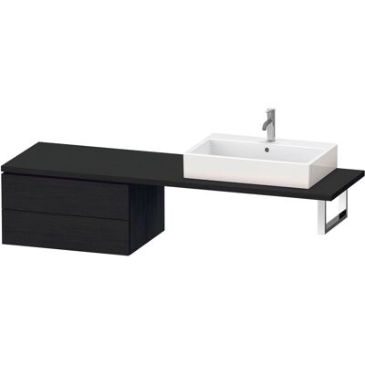 Duravit L-Cube Mobile Sottolavabo Quercia Nera Opaca - Mobile lavabo Duravit L-Cube Mobile Sottolavabo Quercia Nera Opaca - Mobile lavabo