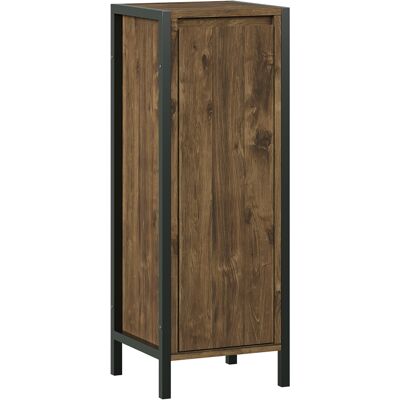 Vicco Mobiletto Bagno Naola, Quercia/nero, 30 X 80 Cm Con 3 Scomparti, Vicco Mobiletto Bagno Naola, Quercia/nero, 30 X 80 Cm Con 3 Scomparti,