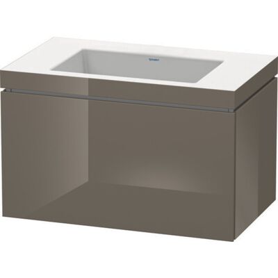 Duravit - L-cube Meuble Vasque C-bonded Avec Socle, Suspendue Au Duravit - L-cube Meuble Vasque C-bonded Avec Socle, Suspendue Au