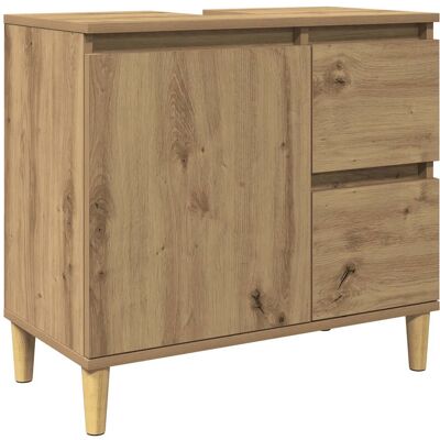 HELLOSHOP26 Mobiletto Lavabo Artigianale In Rovere Con Vano Contenitore Funzionale 65 X 33 X 60 Cm Legno Di Rovere Composito 020051047 HELLOSHOP26 Mobiletto Lavabo Artigianale In Rovere Con Vano Contenitore Funzionale 65 X 33 X 60 Cm Legno Di Rovere Composito 020051047