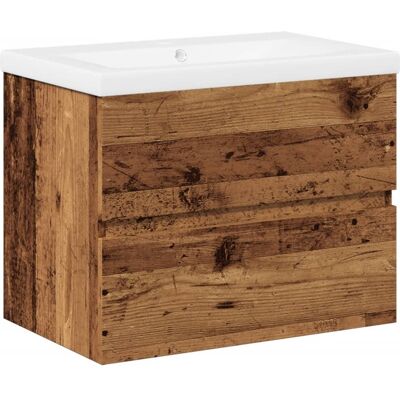 HELLOSHOP26 Mobiletto Da Bagno Sospeso Con Lavabo Integrato Design Pratico 60 X 38,5 X 45 Cm Legno Composito Finitura Effetto Legno Anticato 020055846 HELLOSHOP26 Mobiletto Da Bagno Sospeso Con Lavabo Integrato Design Pratico 60 X 38,5 X 45 Cm Legno Composito Finitura Effetto Legno Anticato 020055846