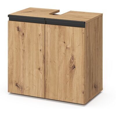 Vicco Mobile Sottolavabo Per Bagno Torren, Artigiano, 60 X 58 Cm Con 2 Porte, Vicco Mobile Sottolavabo Per Bagno Torren, Artigiano, 60 X 58 Cm Con 2 Porte,