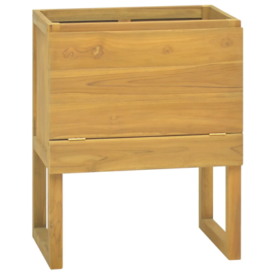 HELLOSHOP26 Elegante Mobiletto Da Bagno Di Design Con Vano Contenitore 60 X 40 X 75 Cm Realizzato In Legno Di Teak Naturale 020046967 HELLOSHOP26 Elegante Mobiletto Da Bagno Di Design Con Vano Contenitore 60 X 40 X 75 Cm Realizzato In Legno Di Teak Naturale 020046967