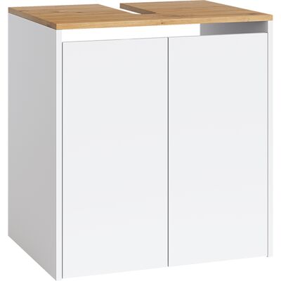 Vicco Mobile Sottolavabo Per Bagno Viktor, Bianco/artisan, 60.2 X 65 Cm, Vicco Mobile Sottolavabo Per Bagno Viktor, Bianco/artisan, 60.2 X 65 Cm,