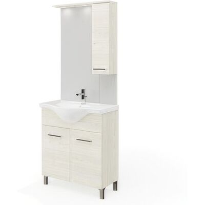 MARCA Mobile Bagno Rubino 2a 75 Rovere Ghiaccio MARCA Mobile Bagno Rubino 2a 75 Rovere Ghiaccio