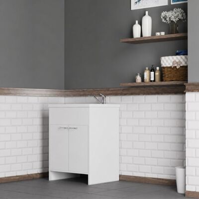 NEGRARI Mobile Lavatoio Per Lavanderia 60x50 Cm Per Esterno O Interno NEGRARI Mobile Lavatoio Per Lavanderia 60x50 Cm Per Esterno O Interno