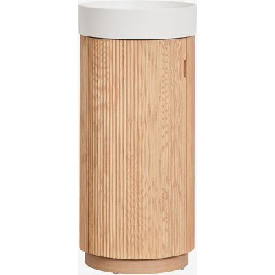 SKLUM Set Di Mobile Da Bagno Ø40 Cm In Legno Con Lavabo Integrato Freia SKLUM Set Di Mobile Da Bagno Ø40 Cm In Legno Con Lavabo Integrato Freia