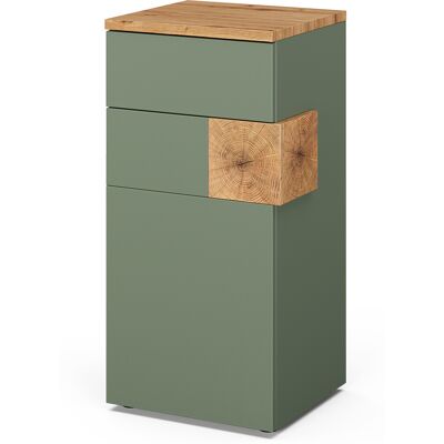 Vicco Mobiletto Bagno Eden, Verde/artigianale, 40 X 84 Cm, Vicco Mobiletto Bagno Eden, Verde/artigianale, 40 X 84 Cm,