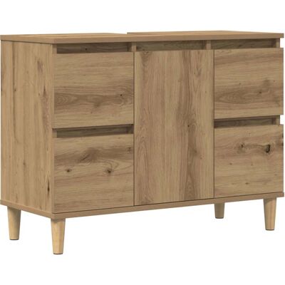 HELLOSHOP26 Mobiletto Sottolavabo Moderno 80 X 33 X 60 Cm Ampio Spazio Contenitivo Per Il Bagno Finitura In Rovere Ingegnerizzato Realizzato Artigianalmente 020051052 HELLOSHOP26 Mobiletto Sottolavabo Moderno 80 X 33 X 60 Cm Ampio Spazio Contenitivo Per Il Bagno Finitura In Rovere Ingegnerizzato Realizzato Artigianalmente 020051052