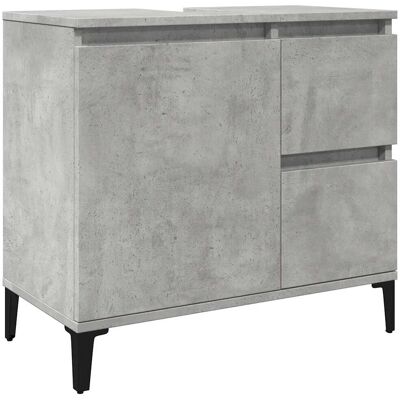 HELLOSHOP26 Mobiletto Lavabo Moderno Con Vano Contenitore Ottimizzato 65 X 33 X 60 Cm Legno Composito Grigio Cemento 020051048 HELLOSHOP26 Mobiletto Lavabo Moderno Con Vano Contenitore Ottimizzato 65 X 33 X 60 Cm Legno Composito Grigio Cemento 020051048