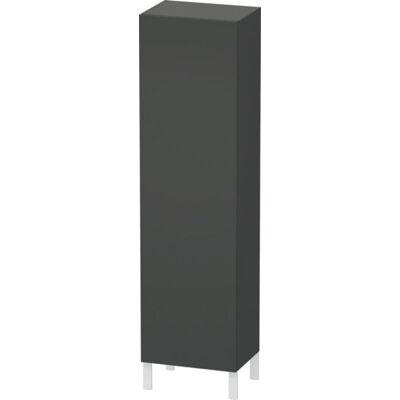 Armadio Alto Duravit L-Cube - Colore: Grafite Opaco - 500mm Larghezza Armadio Alto Duravit L-Cube - Colore: Grafite Opaco - 500mm Larghezza