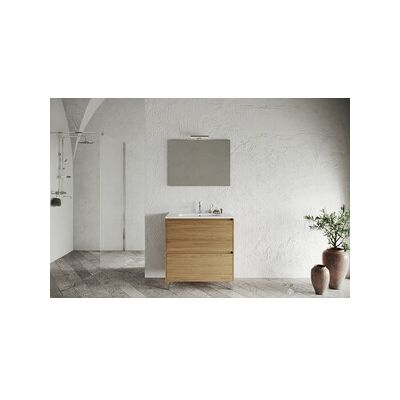 MARCA Mobile Bagno Lisbona 2c 80 Rovere Naturale MARCA Mobile Bagno Lisbona 2c 80 Rovere Naturale