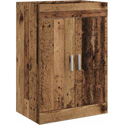 VIDAXL Mobiletto Da Bagno Sotto Lavabo Legno Antico 56 X 37,5 X 81 Cm VIDAXL Mobiletto Da Bagno Sotto Lavabo Legno Antico 56 X 37,5 X 81 Cm
