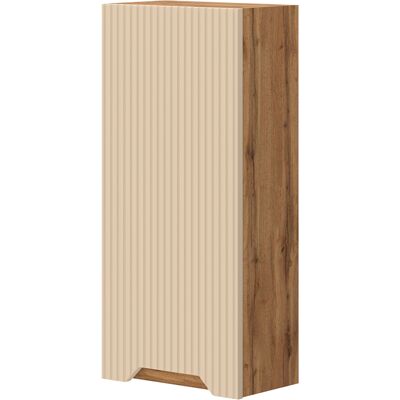 Vicco Mobile Bagno Lotta, Rovere/cashmere A Righe, 20 X 72.6 Cm, Vicco Mobile Bagno Lotta, Rovere/cashmere A Righe, 20 X 72.6 Cm,