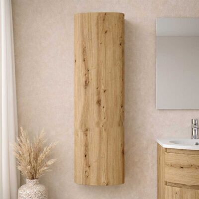 KIAMAMI VALENTINA Colonna Bagno Rovere Oro Sospesa Moderna Salvaspazio Con Anta Curva Los Angeles KIAMAMI VALENTINA Colonna Bagno Rovere Oro Sospesa Moderna Salvaspazio Con Anta Curva Los Angeles