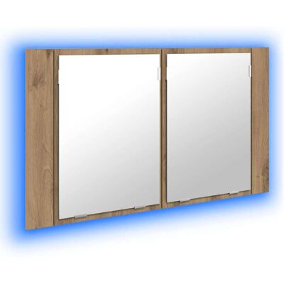 HELLOSHOP26 Armadietto A Specchio Per Bagno Moderno Con Ripiani 80 X 12 X 45 Cm In Legno Multistrato Rovere Artigianale 020054529 HELLOSHOP26 Armadietto A Specchio Per Bagno Moderno Con Ripiani 80 X 12 X 45 Cm In Legno Multistrato Rovere Artigianale 020054529