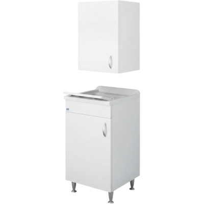 NEGRARI Set Mobile Bagno/lavanderia Eco Con Lavatoio 45x50 Cm E Pensile NEGRARI Set Mobile Bagno/lavanderia Eco Con Lavatoio 45x50 Cm E Pensile