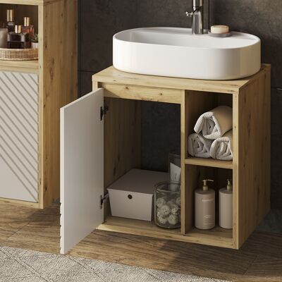Vicco Mobile Sottolavabo Per Bagno Viola, Artigiano, 60 X 60 Cm, Vicco Mobile Sottolavabo Per Bagno Viola, Artigiano, 60 X 60 Cm,