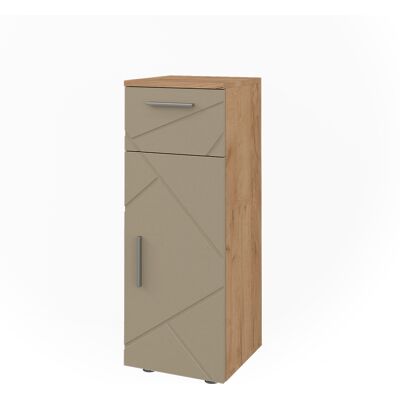 Vicco Mobiletto Bagno Irma, Rovere Dorato, 30 X 81 Cm, Vicco Mobiletto Bagno Irma, Rovere Dorato, 30 X 81 Cm,