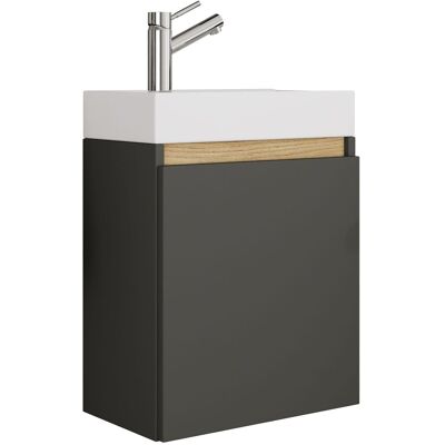 VCM Mobiletto Da Bagno, Toilette Per Gli Ospiti, Lavabo, Cosila 55x41x22 - VCM Mobiletto Da Bagno, Toilette Per Gli Ospiti, Lavabo, Cosila 55x41x22 -