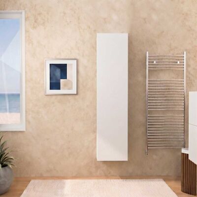 KIAMAMI VALENTINA Colonna Bagno Bianco Opaco Salvaspazio Moderna H 139 Cm Con Anta Hollywood KIAMAMI VALENTINA Colonna Bagno Bianco Opaco Salvaspazio Moderna H 139 Cm Con Anta Hollywood