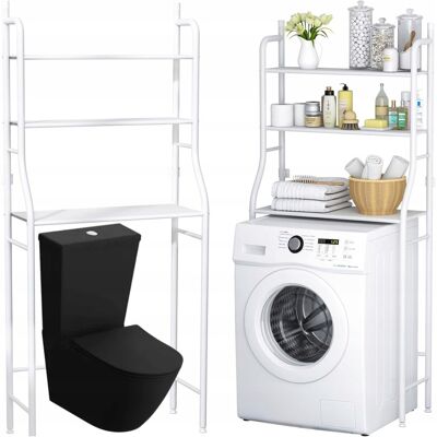 OEM Mobiletto Da Bagno Con 3 Ripiani, Orizzontale, Organizer Sopra Il Wc. OEM Mobiletto Da Bagno Con 3 Ripiani, Orizzontale, Organizer Sopra Il Wc.