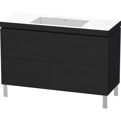 Duravit L-Cube mobile bagno - Rovere nero, 120x48 cm, 2 cassetti Duravit L-Cube mobile bagno - Rovere nero, 120x48 cm, 2 cassetti