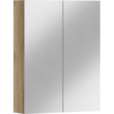 OEM Mobiletto Da Bagno Sospeso Antico 80 Con Specchio, Rovere Dorato OEM Mobiletto Da Bagno Sospeso Antico 80 Con Specchio, Rovere Dorato