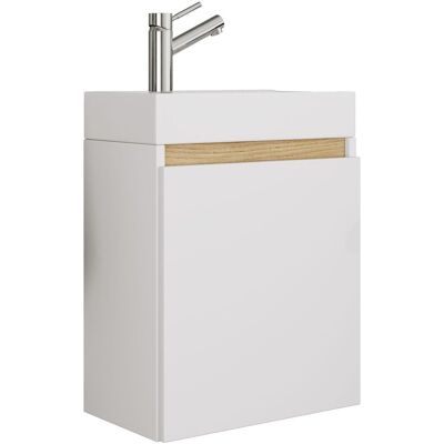 VCM Mobiletto Da Bagno, Wc Per Gli Ospiti, Lavabo, Cosila 55x41x22 - VCM Mobiletto Da Bagno, Wc Per Gli Ospiti, Lavabo, Cosila 55x41x22 -