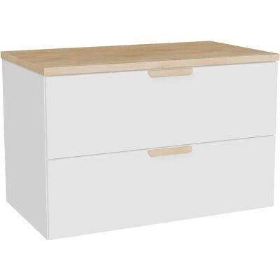 Unique Mobile Sotto Lavabo Sospeso Con Ripiano Bianco L80 Cm – Avoreli Unique Mobile Sotto Lavabo Sospeso Con Ripiano Bianco L80 Cm – Avoreli