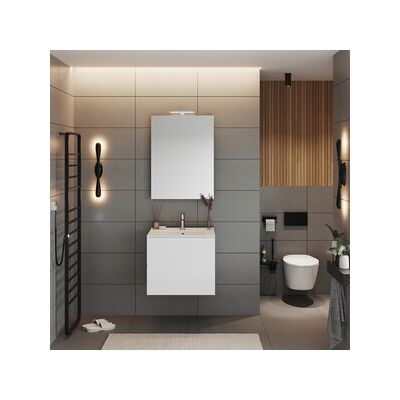 MARCA Mobile Bagno Easy 2c Sospeso 60 Bianco Lucido MARCA Mobile Bagno Easy 2c Sospeso 60 Bianco Lucido