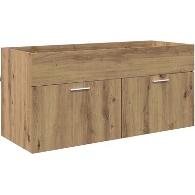 HELLOSHOP26 Mobile Lavabo Moderno Con Ampio Spazio Contenitivo 100 X 38,5 X 46 Cm Realizzato In Legno Di Rovere Composito Finitura Artigianale 020052659 HELLOSHOP26 Mobile Lavabo Moderno Con Ampio Spazio Contenitivo 100 X 38,5 X 46 Cm Realizzato In Legno Di Rovere Composito Finitura Artigianale 020052659