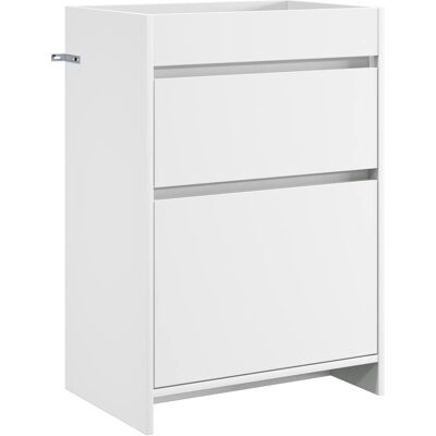 VIDAXL Mobiletto Da Bagno Sotto Lavabo Bianco 56 X 37,5 X 81 Cm VIDAXL Mobiletto Da Bagno Sotto Lavabo Bianco 56 X 37,5 X 81 Cm